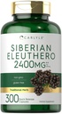 Carlyle Siberian Eleuther 124; 2400mg Supplium 124; 300 Kapsle 124; Non- GMO a gluten Free Formule 124; Sibiřský ženšen 124; Tradiční bylinný dodatek