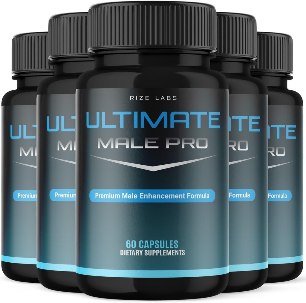 (5 Pack) UltimateMalePro Kapsle pro muže, UltimateMalePro Recenze (300 Kapsle)
