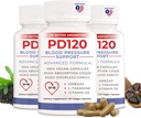 Krevní tlak dodatek k pomoci snížit vysoký krevní tlak přirozeně, CoQ10, Oxid dusnatý, černý bezvodý Česnek, Omega 3, L-Theanin, Vitamin D3 pro podporu krevního tlaku