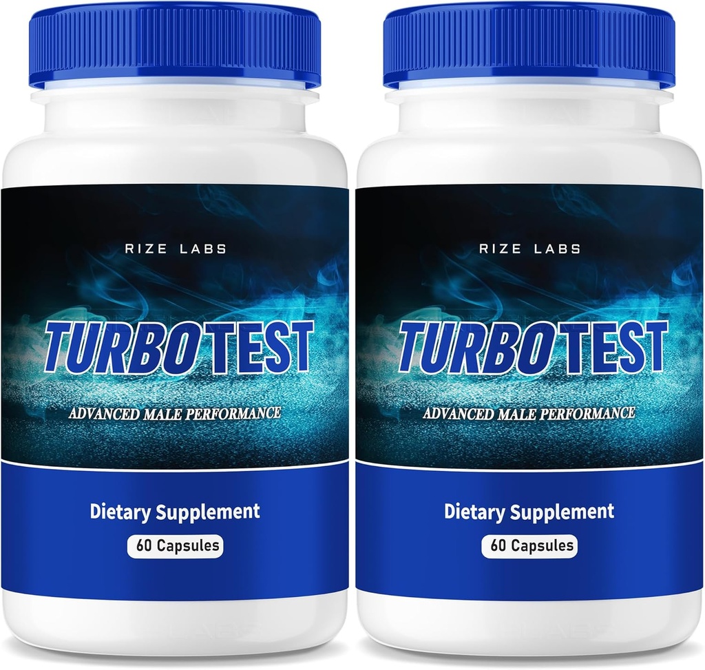 rize laboratoře TurboTest Dietní pilulky pro muže, TurboTest Kapsle pro zdravější tělo, TurboTest Maximální pevnost Formule, TurboTest Pokročilý dodatek Recenze (120 Kapsle) (Balení 2)