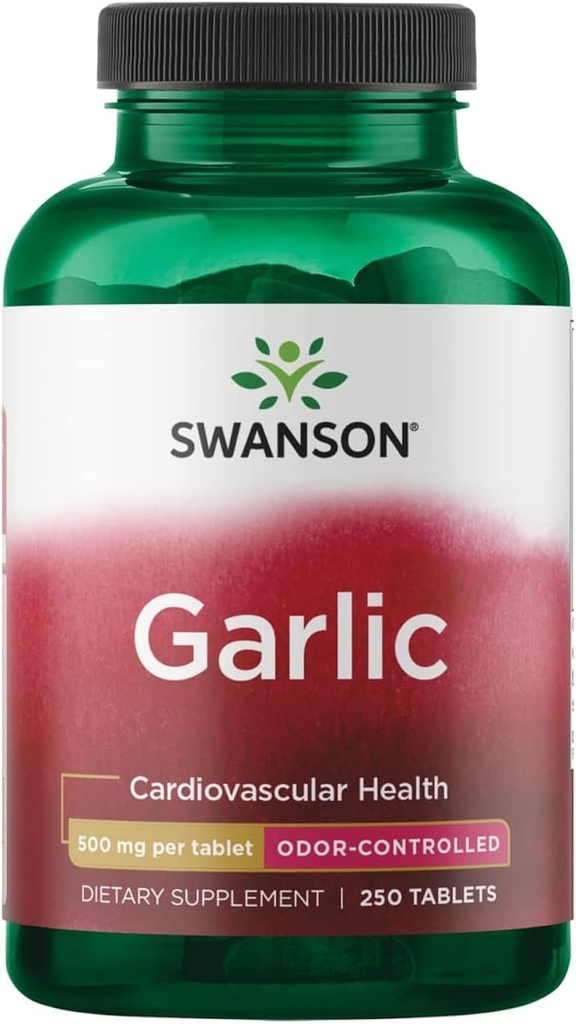 Swanson Nejlepší česnek Odor- CNTRL 500MG 250 TAB
