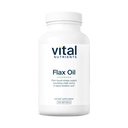 Vital Nutrients Flax Seed Oil 3000mg CLAS124; Cold Pressed Flax Oil with high Concentration of ALA for Heart Health * CLAS124; Gluten, Dairy and Soy Free CLAS124; Non- GMO CLAS124; 100 Softgels