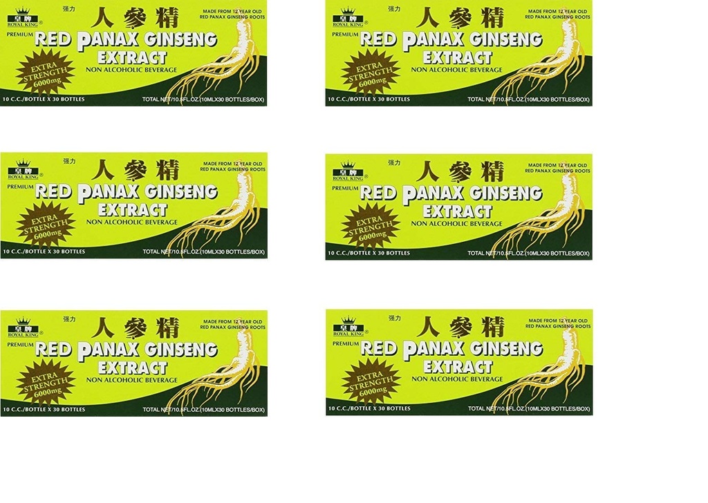 Royal King Red Panax Ginseng 30 / 10 6000mg (6 krabic)