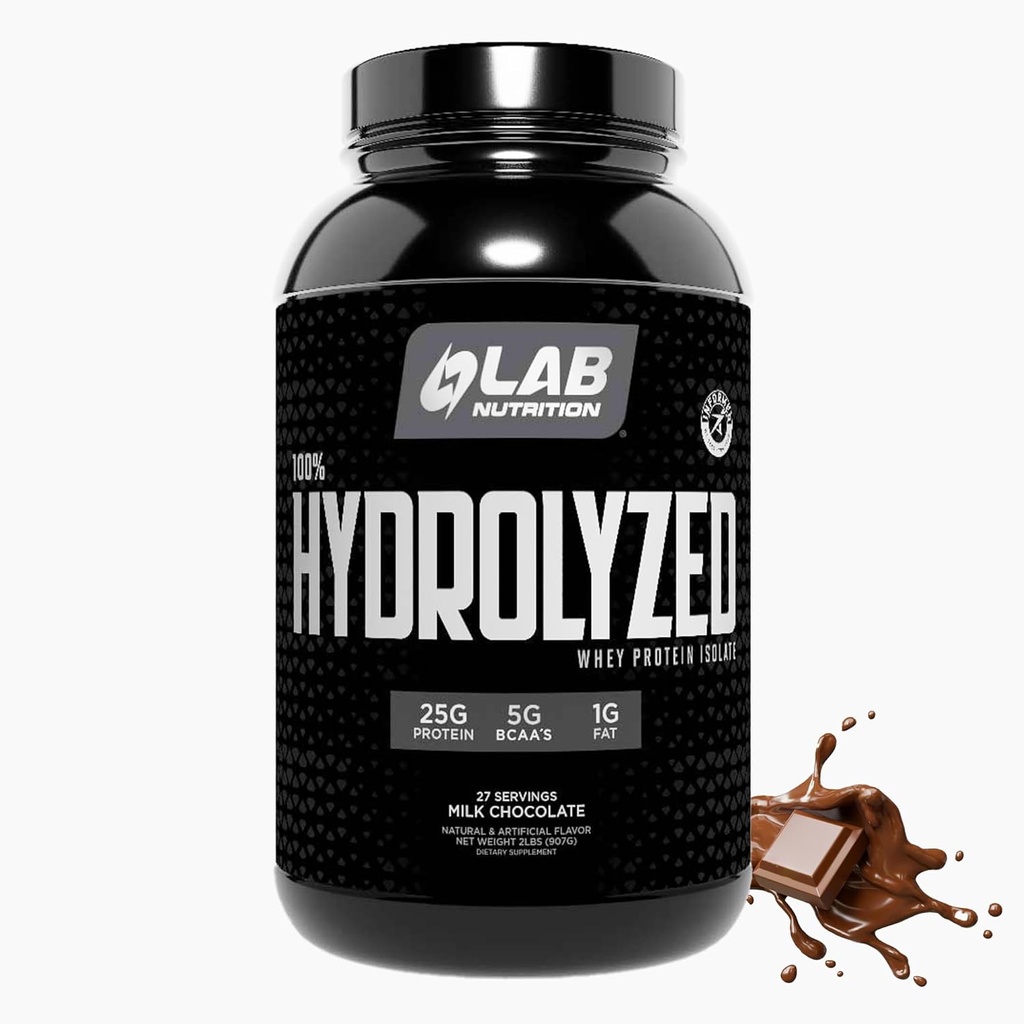 100% hydrolyzované syrovátkové bílkoviny izolát (2 litry, Čokoláda Flavor) 25gr proteinu, Build Muscle, Lean Muscle Growth, Easy Digestion, gluten Free, laktóza zdarma, rychlé absorbování.