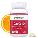 EZ Melts Rozpustný CoQ10 dodatek 100 mg, Sugar- Free, 2-Month Supply - 1 balení