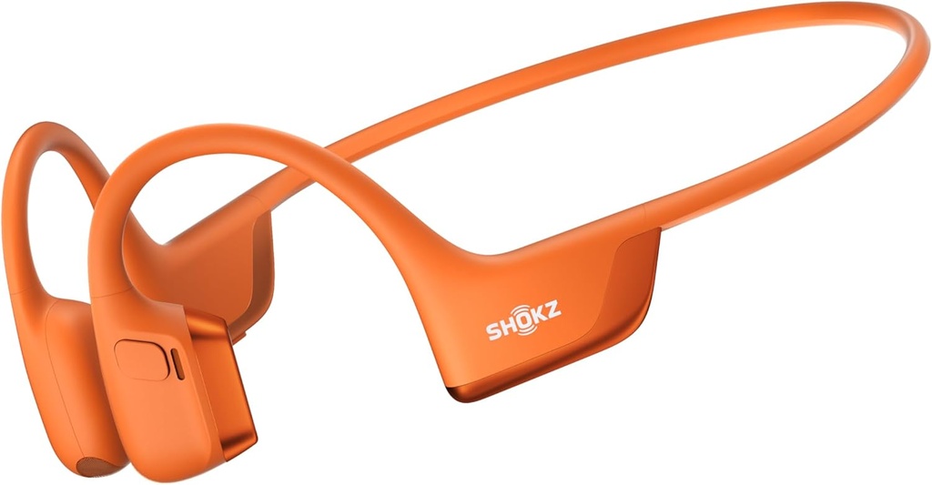 SHOKZ New OpenRun Pro 2 - Open- Ušní, Kostní Conduction Sport Sluchátka - s Reflective Strip - Odolnost proti pocení, Cvičení Sluchátka - Bezpečné, Bezdrátové, Pohodlné Fit- hluboké Bass a inteligentní Mic App