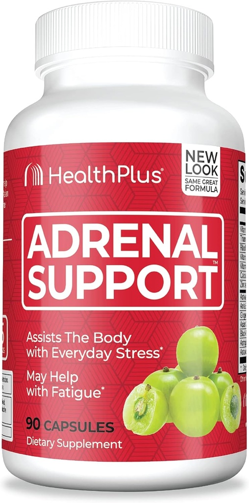 Zdraví Plus Adrenal Cleanse Ashwagandha Kapsle pro Adrenal Function a Antioxidant Support and Stress Relief, 90 Kapsle