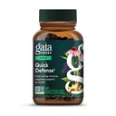 Gaia Herbs Quick Defense - Úvodní doplněk imunitní podpory * - Echinacea, Black Elderberry, Ginger & Andrographis - 40 Veganských tekutých fytokapslí (4denní dodávka)