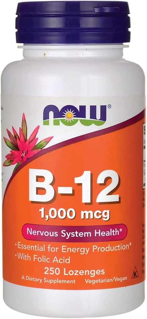 B-12 1000mcg 250 Lozengů