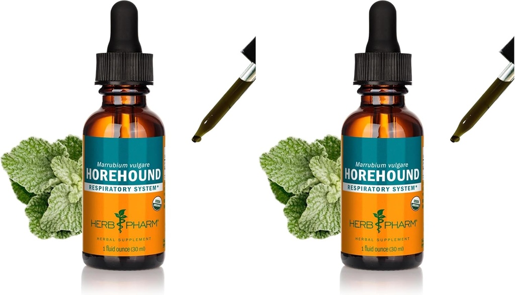 Herb Pharm Horehound tekutý extrakt pro podporu dýchacího systému - 1 Ounce (balení po 2)