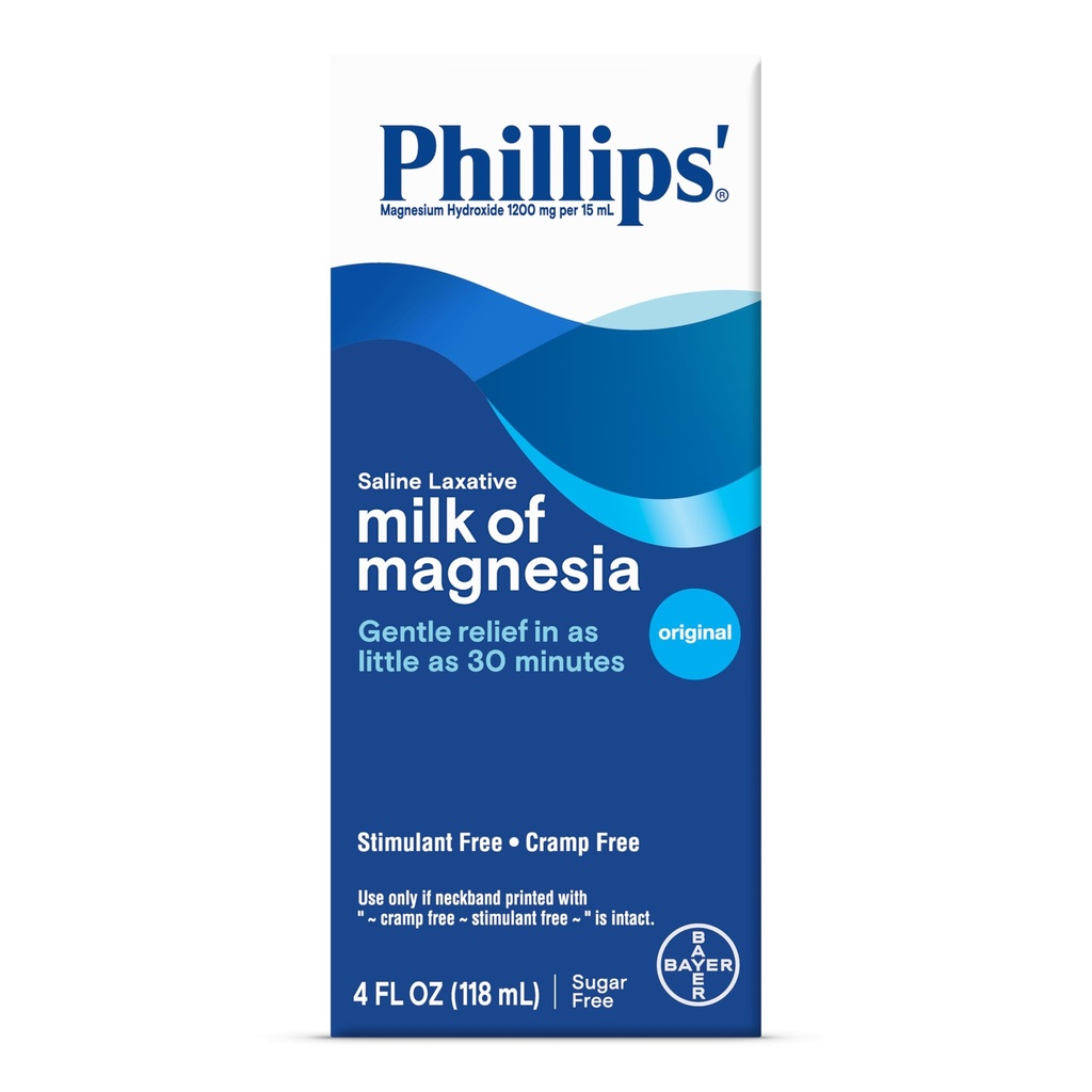 Phillips 'Milk of Magnesia, Laxative, Original, 4 Ounce (Pack of 6) - Balení květen Vary