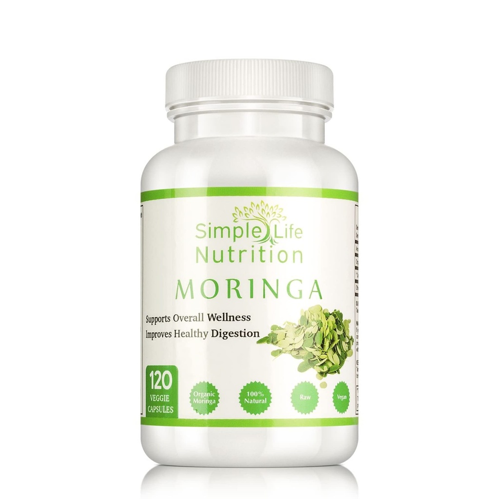 Powder Capsules - Vegan Non GMO Oleifera Leaf Extract