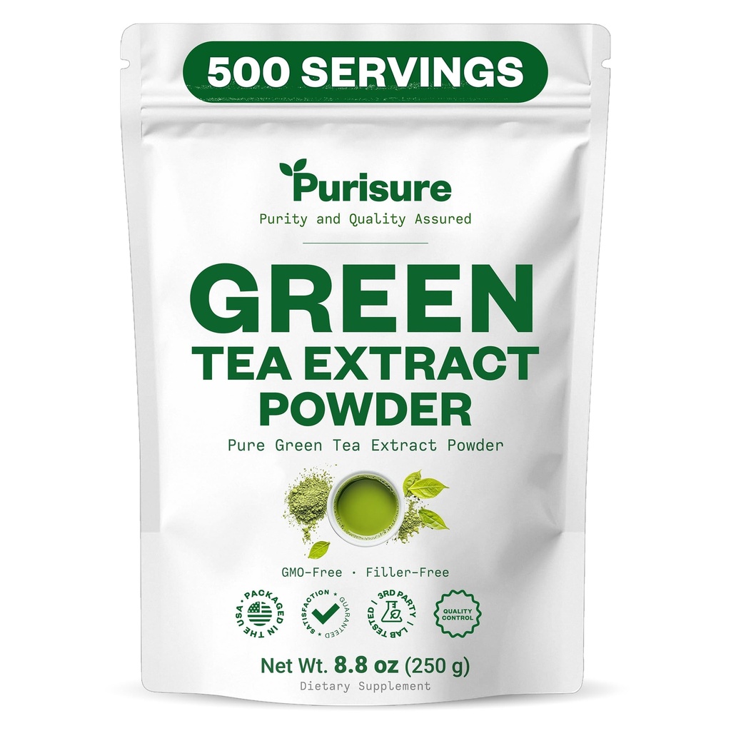 Pudrovaný čaj z Premium Green Leaf 124; Neslazený Veganský čaj pro Latte & Smoothie recept 124; All- Natural Antioxidant Green Tea Powder s EGCG & Polyfenoly 124; 500 Servings