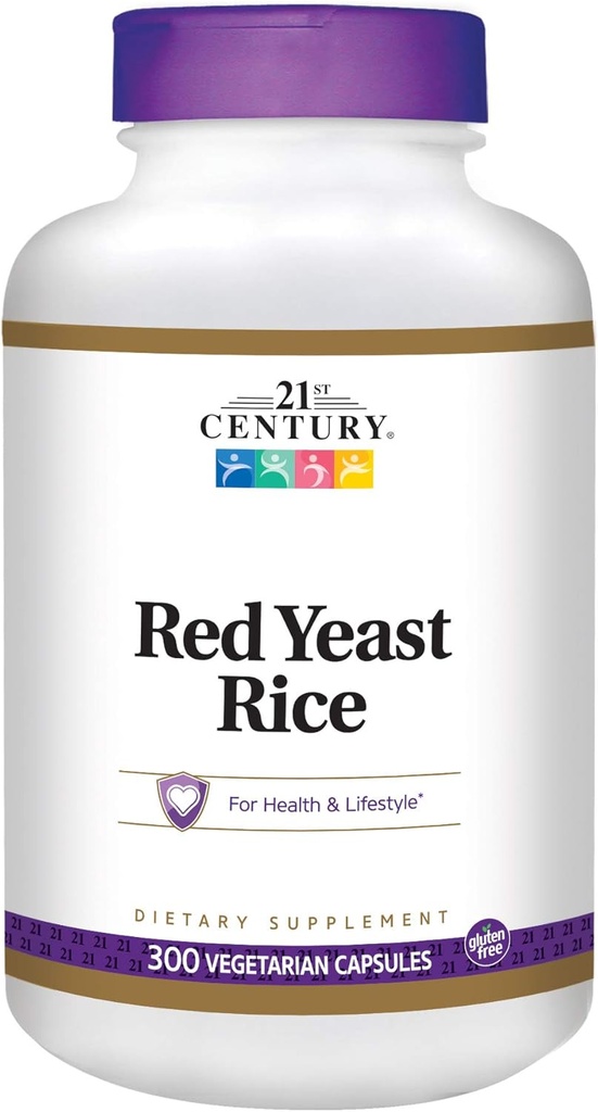 21. Století Red Yeast Rice Extract Veg Kapsle, 300 Počet