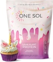 Jeden Sol Lean Plant- Based Protein Powder, Pea & Brown Rice Protein, Low Carb, Vegan Friendly - Gluten, Laktóza, & Soy Free - No Add Sugar, Non- GMO, Clean Nutrition, No Floating (Jednorožec mléčný koktejl)