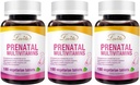 Lovita Prenatal Vitamíny se železem 27 mg, kyselina listová 800mcg & vápník, Vegan Prenatal Vitamíny pro ženy během a po Preganacy, non GMO, 180 Vegetarian Prenatal pilulky (balení po 3)