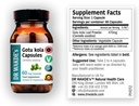 DR WAKDE 'S Gotu kola Kapsle (Mandukparni, Centella asciatia, 60 Vegg Caps, Plant- based Supplement, Ayurvedic Herb, All Natural, Vegan)