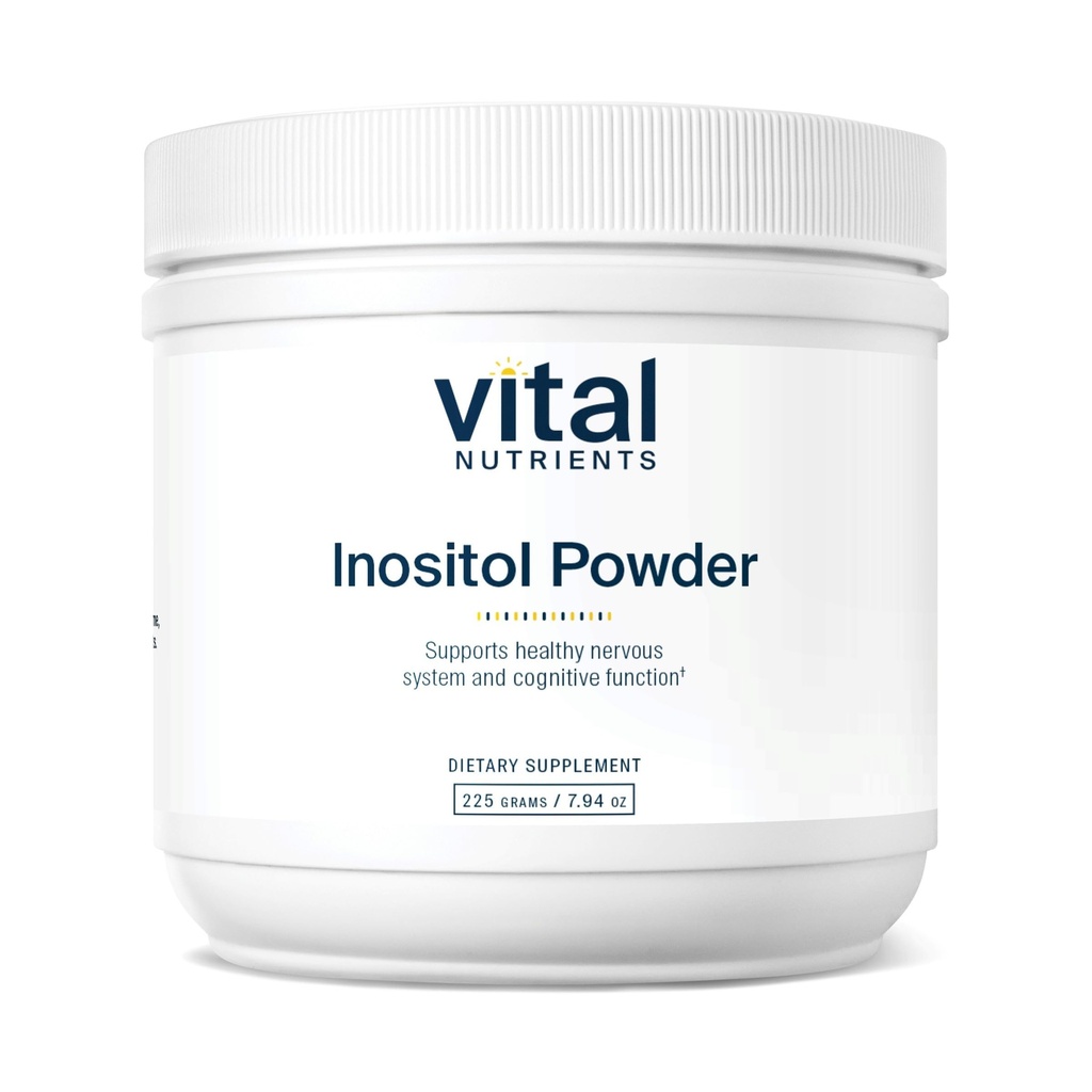 Vital Nutrients Inositol Powder 124; Myo Inositol Dodatek pro ženy a muže 124; Podporuje energii, nervový systém, metabolismus a ovariální funkce * Inositol, gluten, mléčné výrobky, Soy zdarma 124; 56 Služení