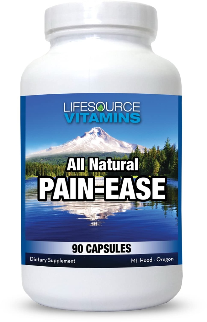 LifeSource Vitamíny Všechny přírodní bolest Ease - 20 Synergistické Byliny a enzymy, které přirozeně a bezpečně podporovat: bolesti hlavy a migrény - kolena - ramena - spony - bolest nohou - napětí