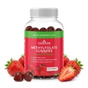 CogniTune Methylfolátové žvýkačky - Snadné vzít vysokou potenci L- methylfolát, Folát dodatek pro mozek, srdce zdraví & imunitu, Delicious Strawberry Flavor, Non- GMO, Vegan, gluten- zdarma