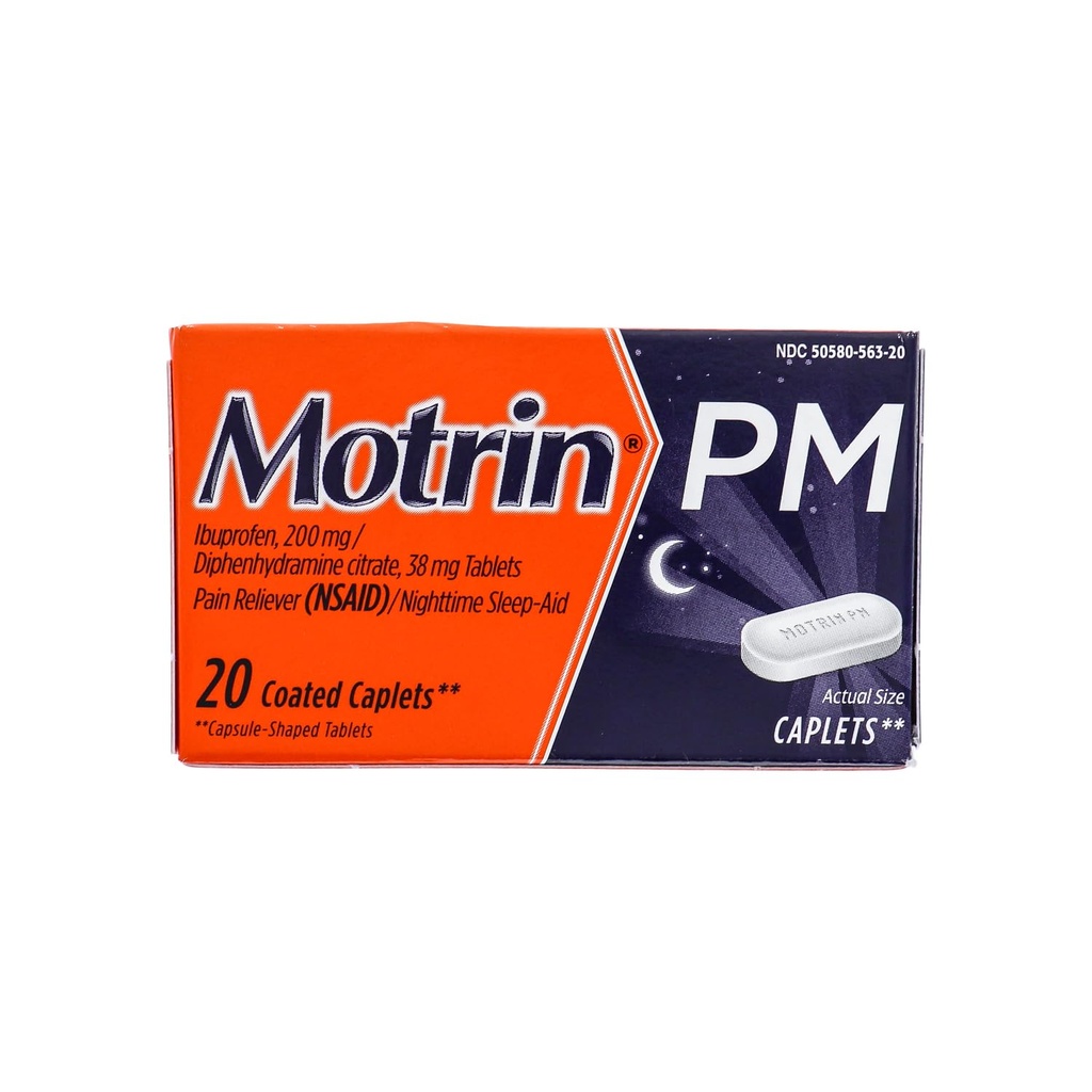 Motrin Ib Pm Caps Balení 2 velikosti 20ct