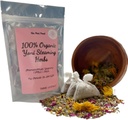 Péče o ženy 124; 1 měsíc Dodávka 124; 100% Organic Herb Blend 124; Pomáhá s křečí, snižuje těžký tok a zkracuje měsíční cyklus