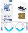 Anti- Motion Nemoci Brýle, Motion Nemoci Bands (náhodná barva), Motion Nemoci Patch, Antiemetic, Tři v jednom balení pro dospělé nebo děti