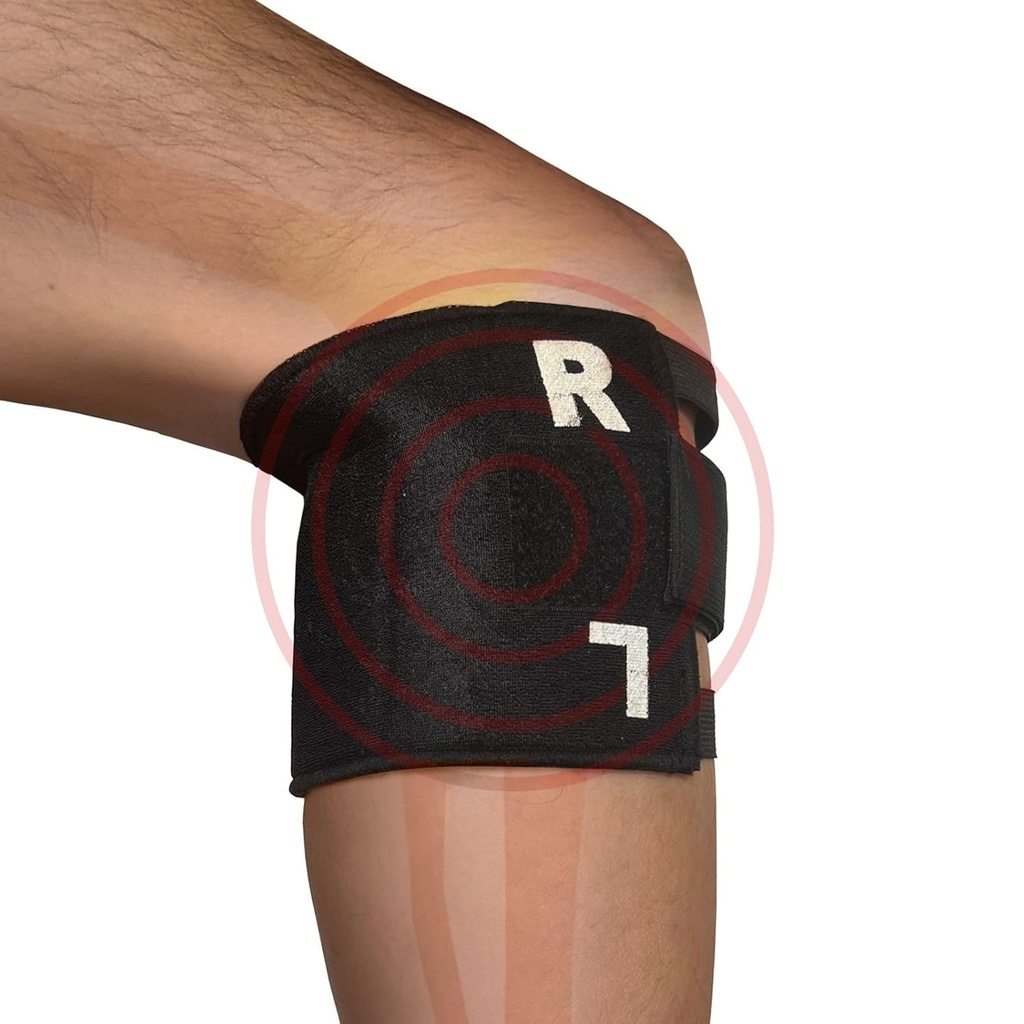 Kolenní výztuž pro Sciatica, jak je vidět v televizi s tlakovým bodem výztuž Relieve Acupressure Leg Sciatica, Nastavitelné sebezahřívání Kolenní Support Wraps & Pain Relief pro muže a ženy (CL-1)