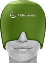 Migréna Relief Cap Ice Head Wrap Bolest hlavy a Migréna Klobouk 124; Bolest hlavy Relief s teplou / studenou gelovou hlavou Led Pack s tváří a očí Bolest hlavy Maska Kompress - Zelená
