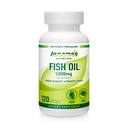 Fish Oil 1000mg - Podpora srdce, mozku a očí s Omega33 EPA & DHA, 120 Softgels, Non- GMO CART124; Innervis Nutrition