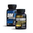 2X-TESTO Stack CLAS124; DIM 3X & Testodilen Bundle CLAS124; Podpora Testosteron Levels CLAS124; Zlepšit růst svalů CLAS124; Vyrobeno v USA