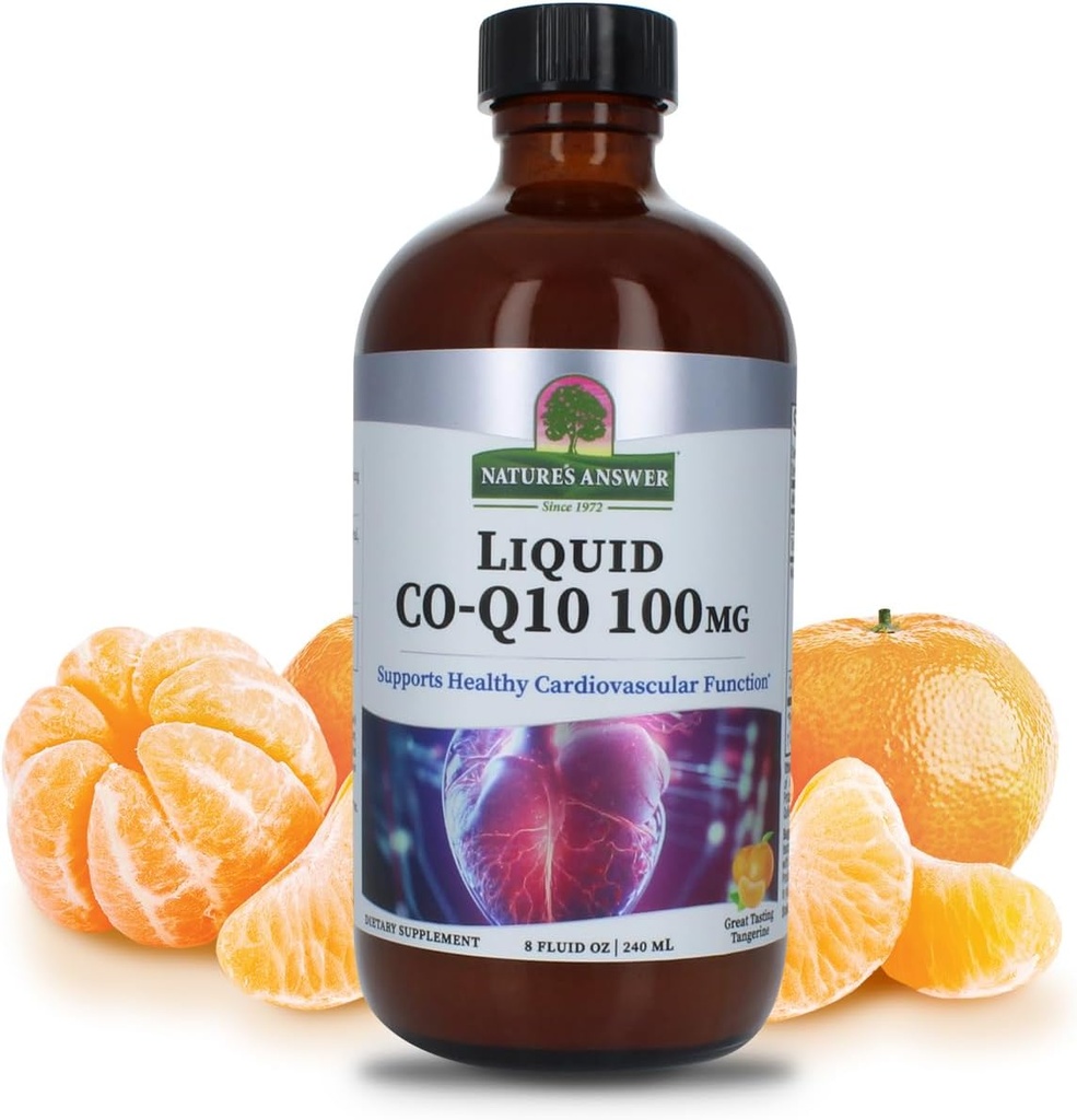 Liquid CO-Q10 8 Fluid Ounces CLAS124; Podporuje kardiovaskulární funkci CLAS124; gluten- Free CLAS124; Vegan CLAS124; Cruelty- Free CLAS124; Single Count