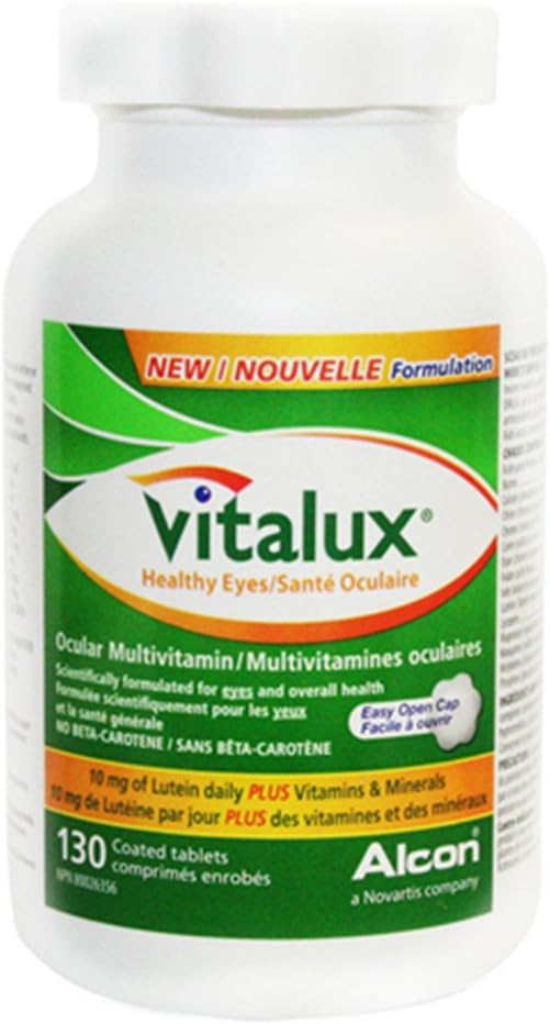 Vitalux Zdravé oči Multivitamin s 5 mg luteinu, 130 tablet