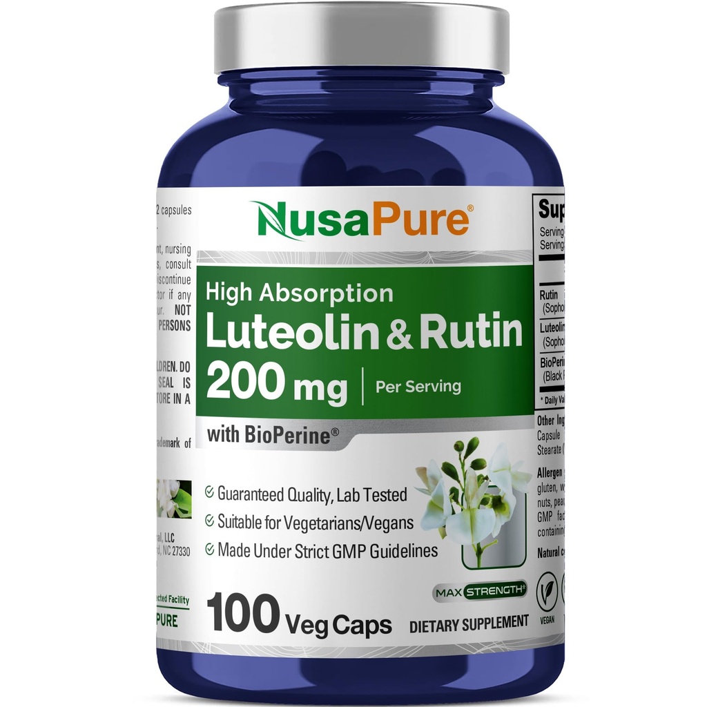 NusaPure Luteolin komplex s Rutin 200 mg iž