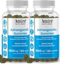 Amire by Dr. Awan Ashwagandha Gummies, Mood, Energy, & Imunitary Booster, 120ct, 60day Supply