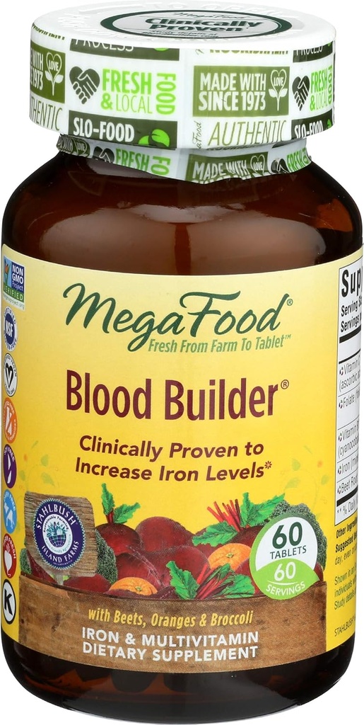 Megafood BloOD BUILDER DailyFoods 60 ct.