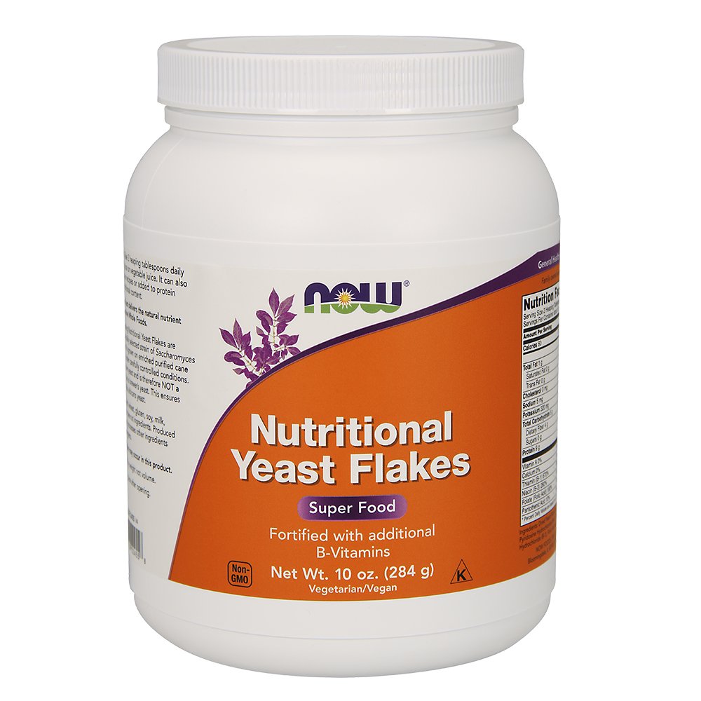 Nyní Potraviny: Nutritional Yeast Flakes Super Food, 10 oz (2 balení)