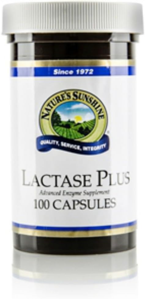 Nature 's Sunshine Lactase Plus, 100 čepice