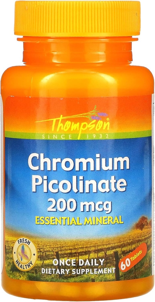 Thompson Chromium Picolinát, 60 tablet