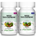 Dívky a chlapci Multivitamin Bundle s D3, železo, vápník, biotin, trávicí enzymy - Multivitaminy pro energii, imunitní a moodová podpora - 60 Počet každý