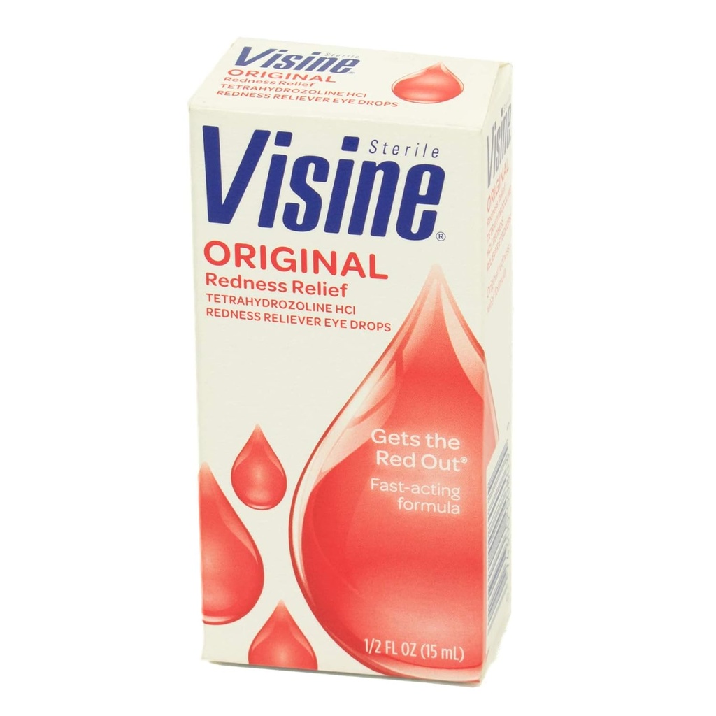 J & J Visine Eye Drops, Visine Original Eye Drops.5 oz. Lahvička (Balení květen Vary)