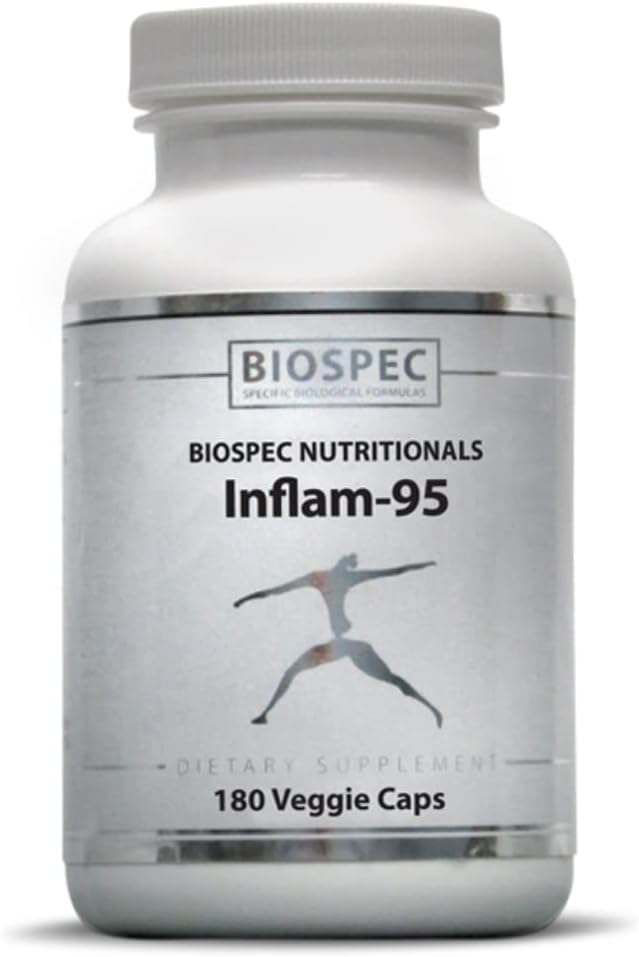 Inflam- 95 - Ginger Root Extract 2000 mg, Curcumin Root Extract, Boswellia Serrata Extract, Nettle Leaf Extract, Bioperin - Podpora zdravé zánětlivé odpovědi *