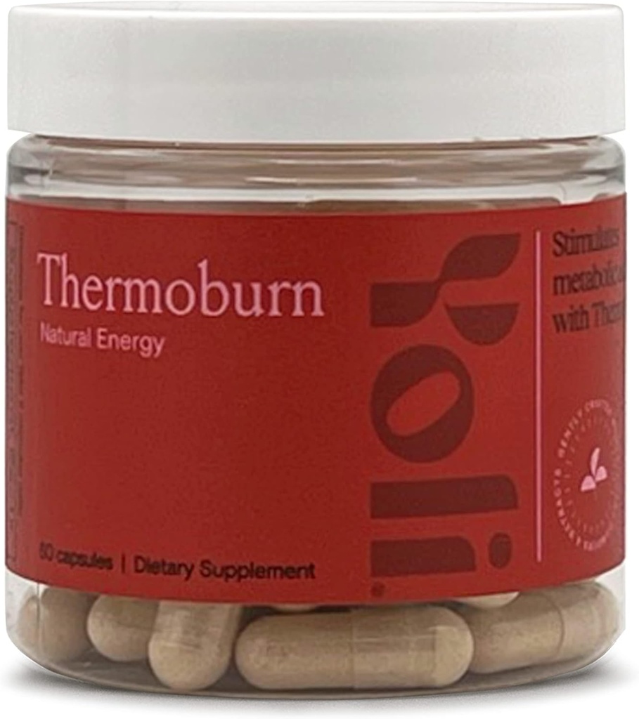 Yoli ® Thermoburn Energy Supplement s Green Tea Leaf, Guarana, Cholin, Malina Ketony a termo- G Proprietární směs - Energy Vitamin, 60 Kapsle