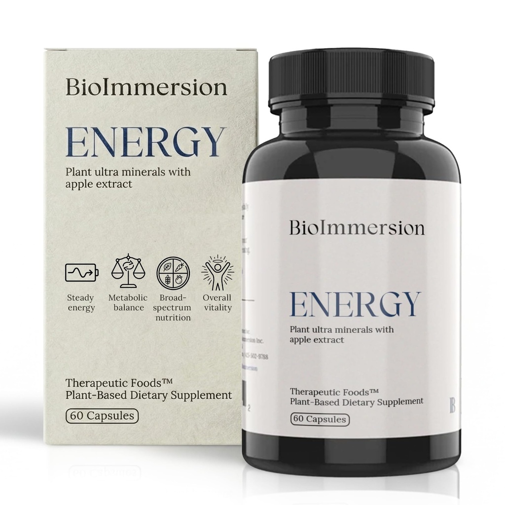 Energie - Plant- Based Ultra Minerály s Apple Extract pro buněčnou vitalitu a metabolismus Podpora - 60 Vegan Kapsle