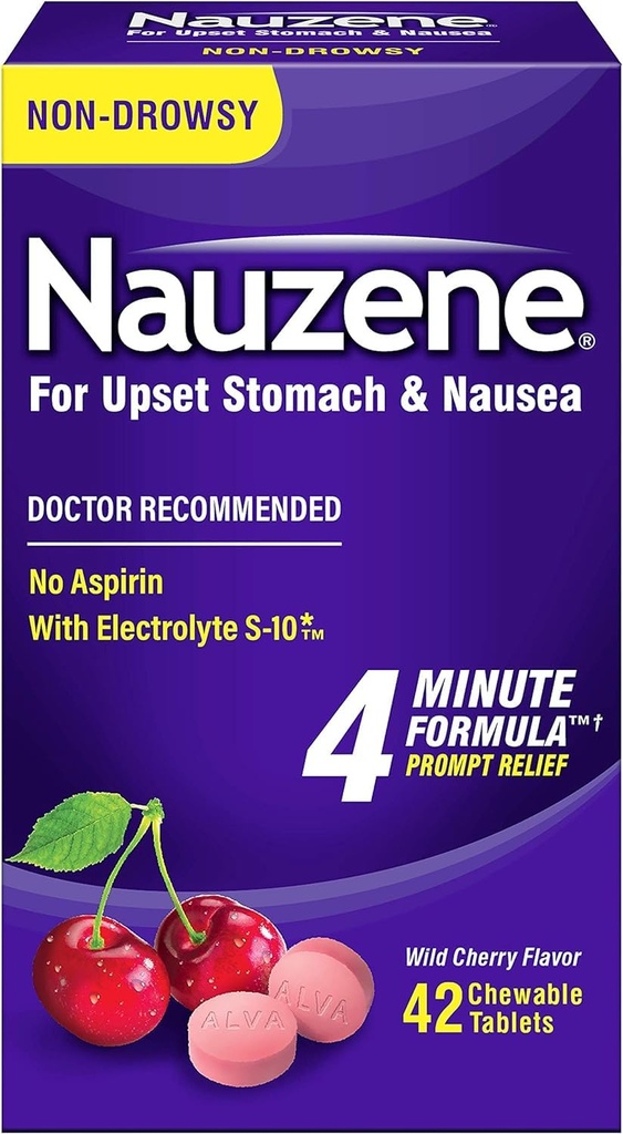 Nauzen pro Nausea Relief žvýkací tablety, 40 Počet