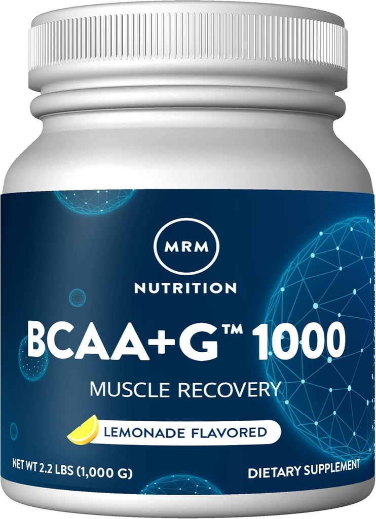 MRM BCAA + G, Lemonade, 35.2-Ounce (1000g) Plastic Jar