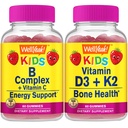 No... Jo B Complex Kids + Vitamin D3 + K2 Kids, Gummies Bundle - Great Ochutnávání, Vitamin dodatek, Lepek zdarma, GMO zdarma, Žvýkací Gummy