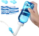 Carllg Neti Pot - Nosní zavlažovací lahev se Sinus Rinse Salt pro dospělé a děti (300ml Lahvička s 30 solnými balíčky)