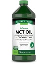 Příroda je pravda MCT Oil 124; 16 fl. Oz 124; Keto, Neochucené Formule 124; s kokosové oleje 124; Vegan, Non- GMO, a gluten zdarma dodatek