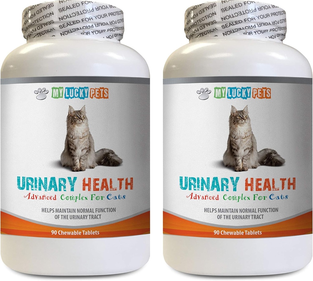 kočičí UTI dodatek - CAT močová výživa - Podpora močového měchýře zdraví - Přírodní komplex - Cranberry Extract for Cats - 2 Lahvička (180 procedur)